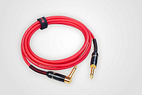 JOYO CM-19 red инструментальный кабель, длина 3 метра, джек TS угловой джек TS 6,3 мм, цвет красный