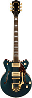 GRETSCH G2657TG STRML CB JR FSR MDSPH полуакустическая гитара, цвет изумрудный