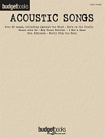 HL00111972 - Budget Books: Acoustic Songs - книга: сборник акустических пьес для фортепиано, 304 страницы, язык - английский