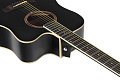 STARSUN DG120c-p Black акустическая гитара, цвет черный
