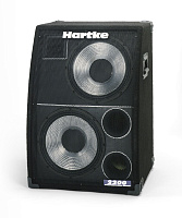 Hartke 2200 басовая акустическая система 300W, 2х12'' алюминиевые драйверы, 1" компрессионный драйвер 300 ватт/4ом, диапазон частот 29гц -16кгц, разъемы Speacon и 1/4", размеры 686х483х457 мм, вес 33,7 кг