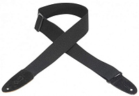 LEVY'S MC8-BLK  черный хлопковый ремень, замшевые наконечники, ширина 5 см, длина до 145 см