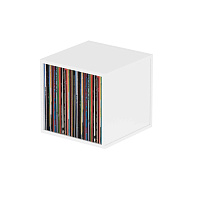 Glorious Record Box White 110  подставка для хранения виниловых пластинок  (до 110 штук), цвет белый