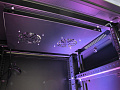 PROAUDIO AP-27U  Рэковый шкаф 19", 27U, полезная глубина 535 мм, стеклянная передняя дверь, металлическая задняя дверь, 2 вентилятора 220 В, ролики и жесткие ножки, съемные боковые крышки, набор крепежа (20 компл.)