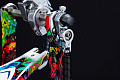 TAMA IRON COBRA HP900PWMPR Power Glide Twin Pedal, Psychedelic Rainbow двойная педаль в кейсе, расцветка "Психоделическая радуга"