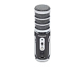 SAMSON Satellite USB студийный конденсаторный микрофон, двойная мембрана 16 мм, переключатель кардиоида / круг / восьмерка, USB type C, выход на наушники, 20-20000 Гц, SPL 135 дБ, вес 340 г, 218 х ⌀45 мм