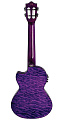 LANIKAI QM-PUCET  укулеле-тенор, волнистый клен, звукосниматель, вырез, чехол 10 мм в комплекте