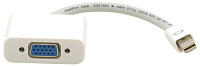 Kramer  ADC-MDP/GF  компактный кабель-переходник с разъема Mini DisplayPort (вилка) на VGA (розетка). Поддерживает разрешения до 1920х1200. Длина 15 см