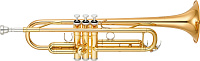 YAMAHA YTR-4335GII  труба Bb студенческая, средняя, gold brass bell, лак золото
