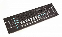 EURO DJ Easy Touch Lite  DMX контроллер, 192 DMX-канала, 12 приборов по 16 каналов, 12 пресетов, 12 программ по 100 шагов