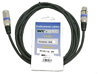 INVOTONE ACM1110/BK  Микрофонный кабель, XLR - XLR, длина 10 метров, цвет черный