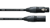 Cordial CPM 20 FM-FLEX микрофонный кабель XLR female/XLR male, разъемы Neutrik, 20.0 м, черный