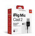 IK MULTIMEDIA iRig Mic Cast 2 компактный микрофон для iPhone, iPad и Android, 2 капсюля