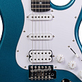 ROCKDALE Stars HSS Tidal Blue Metallic электрогитара, цвет тайдпул металлик, глянцевое покрытие