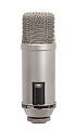 RODE Broadcaster кардиоидный конденсаторный микрофон 1" капсюль, max SPL 128дБ, частотный диапазон 20Гц-20кГц, встроенный ПОП-фильтр