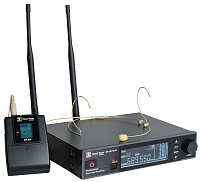 Direct Power Technology DP-200 HEAD радиосистема с поясным передатчиком и головным микрофоном телесного цвета