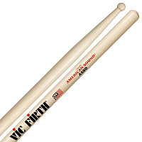 VIC FIRTH AS8D  барабанные палочки, с круглым деревянным наконечником и более длинной ручкой, материал - гикори, длина 16", диаметр 0,540", серия American Sound
