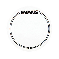 EVANS EQPC1 Прозрачные наклейки под педаль на пластик бас-барабана 2 шт./упак