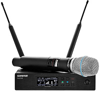 SHURE QLXD24E/B87A G51 вокальная радиосистема с ручным передатчиком BETA87A, частотный диапазон 470-534 МГц