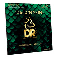 DR DA8-10 струны для акустической гитары, калибр 10-48, серия DRAGON SKIN+™