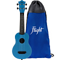 FLIGHT ULTRA S-35 Lake  укулеле сопрано, серия Ultra,  поликарбонат армированный, цвет синий, рюкзак в комплекте
