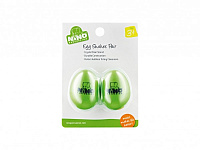 MEINL NINO540GG-2  шейкер-яйцо, пара, материал: пластик, цвет: салатовый