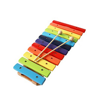 ALINA AX12P Ксилофон разноцветный 12 нот, палочки в комплекте