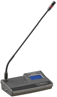 GONSIN TL-VD6000 микрофонная консоль делегата. Поддержка IC-карт регистрации. ЖК-дисплей. Встроенный динамик. Регулятор громкости и выход для наушников, выход для записи
