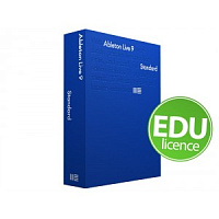 Ableton Live 9 Standard EDU (5-9 seats)  Комплект учебного программного обеспечения Live 9 Standard EDU и серийный номер для одновременной установки на 5-9 учебных мест, цена за одно место