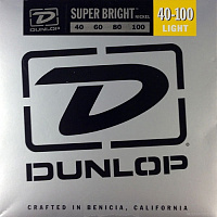 DUNLOP DBSBN40100 Super Bright Nickel Wound Bass 40-100 струны для бас-гитары