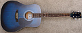 VGS D10 Dreadnought Blueburst гитара акустическая, цвет синий берст