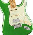 FENDER Player Plus STRAT HSS MN CMJ электрогитара, цвет  зеленый, чехол в комплекте