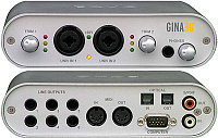 Echo Gina3G аудиоинтерфейс PCI (внешний) 10x14, аналог 2х6, Mic / Inst x 2 (+48V), наушники, S / PDIF (coax), ADAT, MIDI, WordClock