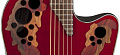 OVATION CE44-RR Celebrity Elite Mid Cutaway Ruby Red электроакустическая гитара