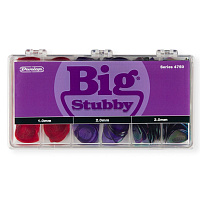 Dunlop 4750 Stubby Big Display медиаторы, 1/2/3 мм; по 48 шт.