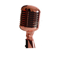 VOLTA VINTAGE BRONZE Вокальный динамический микрофон, цвет бронзовый, в комплекте кабель  5 м