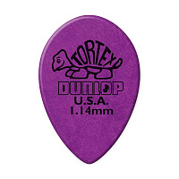 Dunlop 423R114 Tortex Small Teardrop 36Pack  медиаторы, толщина 1,14 мм, 36 шт.