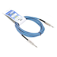 Invotone ACI1004/B  инструментальный кабель, mono jack 6.3  mono jack 6.3, длина 4 метра, цвет синий