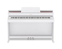 Casio AP-470WE  цифровое фортепиано, 88 клавиш, 256-голосная полифония, 22 тембра, 4 хоруса, цвет белый