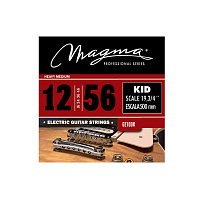 Magma Strings GE100K Струны для короткомензурной электрогитары 19 3/4" 12-56, серия Kid & Junior
