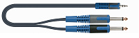 QUIK LOK RKSA140-2 компонентный кабель, 2 метра, разъёмы 2 Mono Jack Male - Stereo Mini Jack