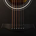 ROCKDALE Aurora D5 C BK Satin акустическая гитара, дредноут с вырезом, цвет черный, сатиновое покрытие