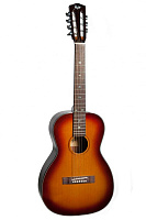 FLIGHT D-207 HB  семиструнная акустическая гитара, верхняя дека - кедр, корпус - красное дерево