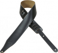 LEVY'S DM17-BLK  черный кожаный ремень, 6,25 см ширина, контрастная декоративная строчка по периметру. Длина регулируется от 95 см (38") до 130 см (53")
