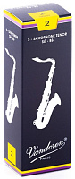 Vandoren SR222 трости для тенор-саксофона, традиционные (синяя пачка), №2, (упаковка 5 шт.)