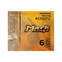 Markbass Twinkle Series DV6TWPB01356AC  струны для акустической гитары, 13-56, фосфор/бронза