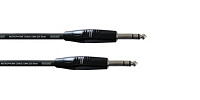Cordial CIM 0.9 VV  инструментальный кабель джек стерео 6,3 мм male/джек стерео 6,3 мм male, 0,9 м, черный