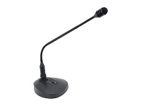 OMNITRONIC MIC SHD-1 Gooseneck Microphone Настольный динамический проводной микрофон на гибкой ножке, с выключателем на подставке
