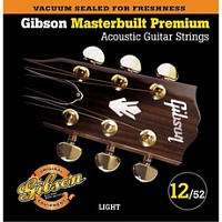 GIBSON SAG-MB12 MASTERBUILT PHOSPHOR BR .012-.052 струны для акустической гитары