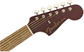 FENDER Malibu Player Burgundy Satin WN электроакустическая гитара, цвет бордовый